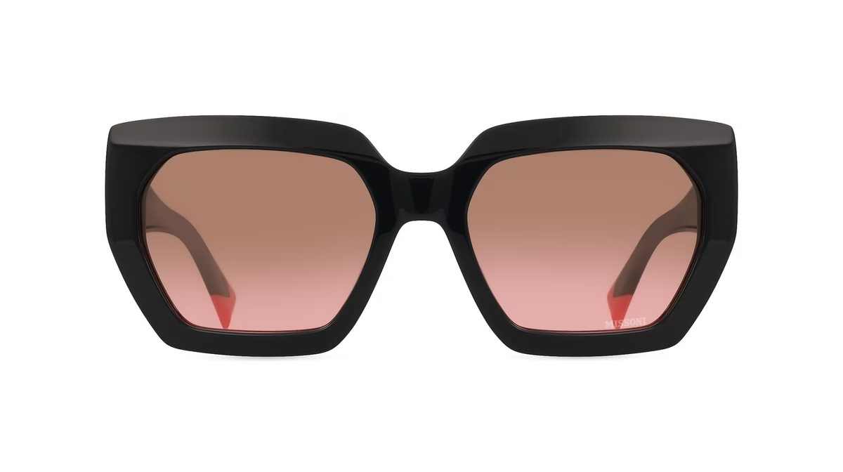 Missoni 0170/S Sonnenbrille, Vollrand, Quadratisch, Acetat, Damen, schwarz - Bild 1