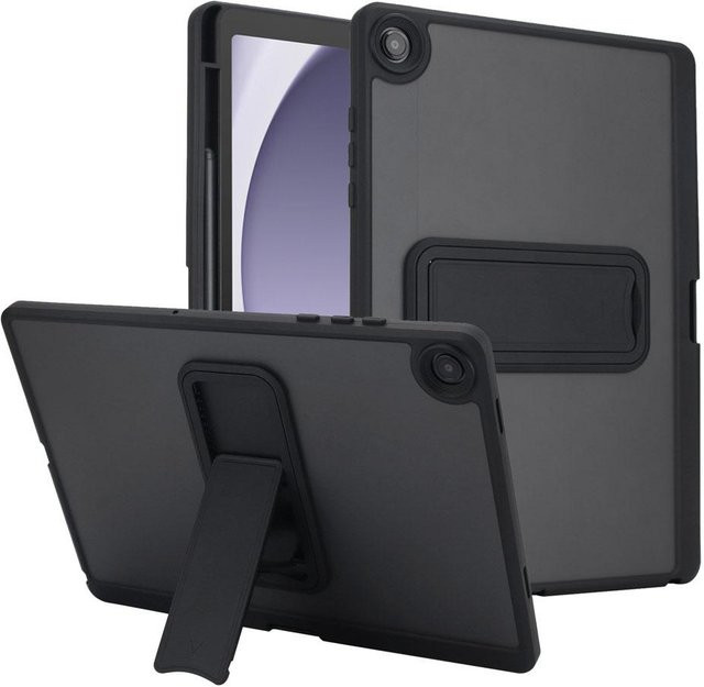Samsung Tablet Hülle mit PC-Ständer und Stifthalter für Galaxy Tab A11 A9 Plus A8 A7 Lite 10.5 11 8.7 in Schwarz - Bild 1