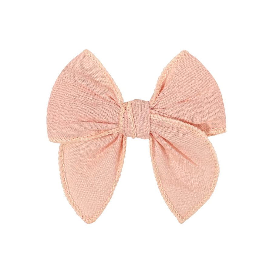 KIDS BOWS Haarclips Leinen Bogen, 10er Set, Kinder - Bild 2