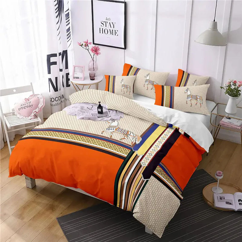 Luxus-Bettwäsche-Set Binchi Fitness mit 3D-Druck und Kissenbezügen aus Polyester, Mehrfarbig, B/H: 240 x 220 cm - Bild 4