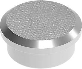 MAUL Neodym-Kraftmagnet aus Edelstahl in Silber, Durchmesser: 16 mm - Bild 1