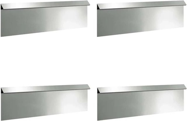vidaXL Schneckenzaun aus verzinktem Stahl in Silber, 4 Stück, B/H/T: 100 x 25 x 3,5 cm - Bild 1