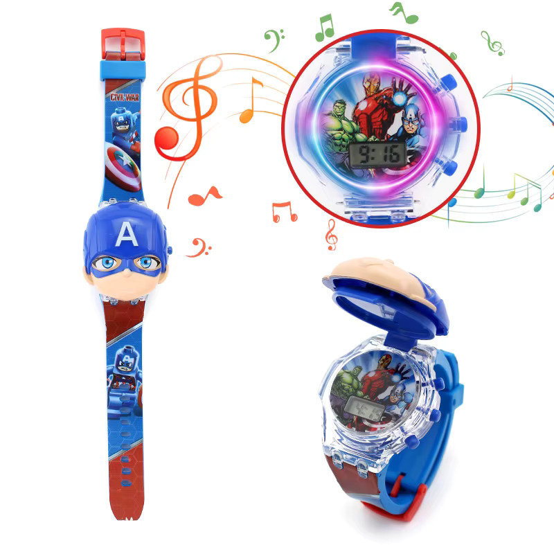 Marvel Digitaluhr, Kunststoff, Kinder, Bunt - Bild 2