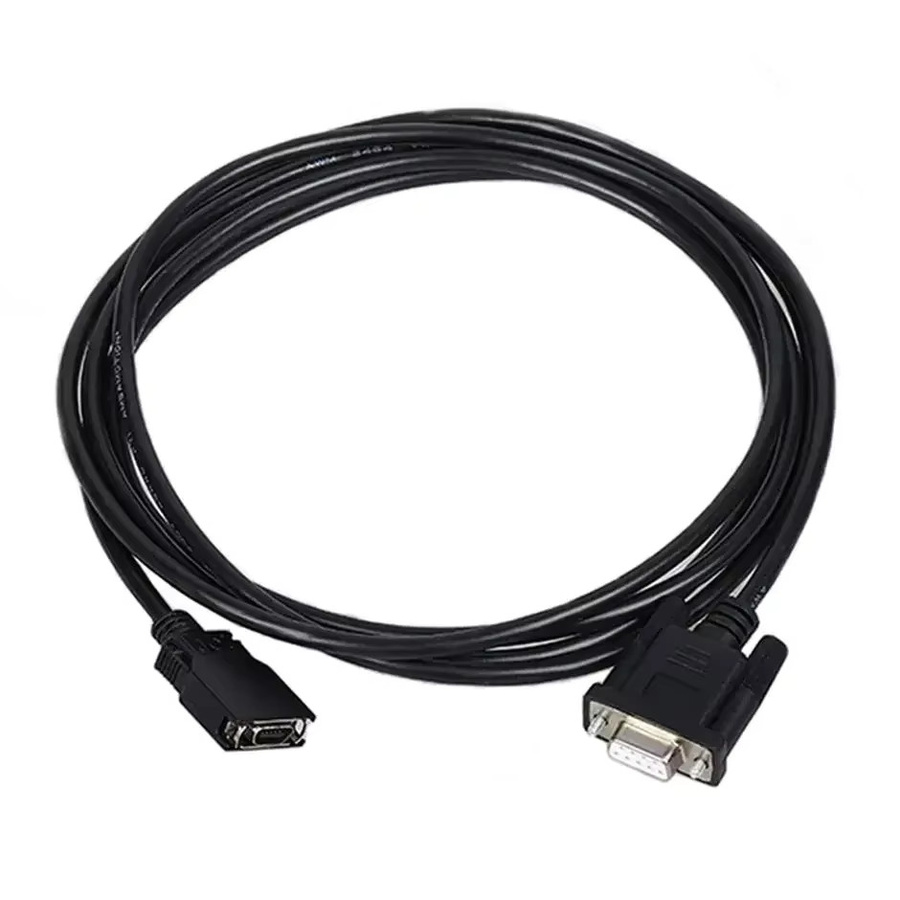 Omron CS1W-CN226 Serielles SPS-Programmierkabel DB9 RS232-Port in Schwarz für CS CJ CQM1H CPM2C Serie - Bild 4