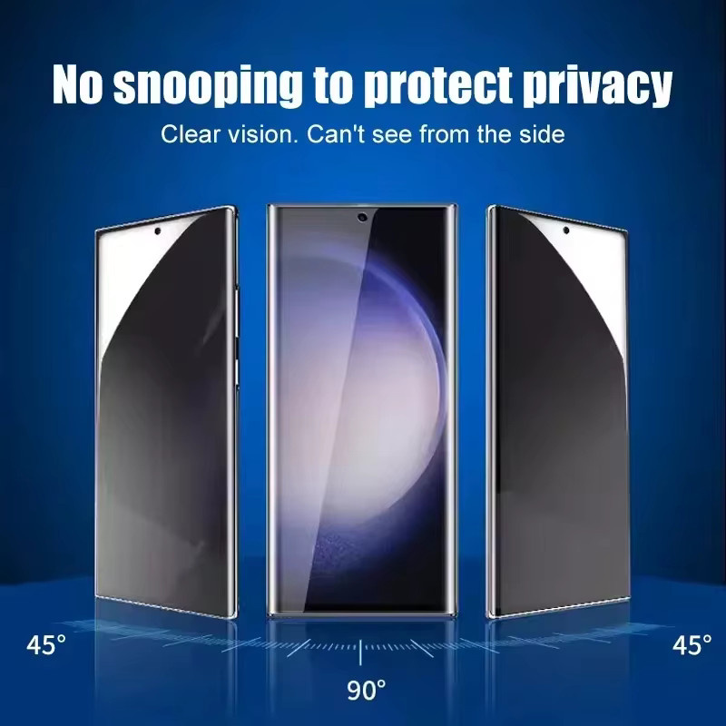 Samsung Privatsphäre Hydrogel-Displayschutz Anti-Spy Screen Protector für S25 FE S24 Ultra S23 FE S22 S24 Plus Transparent - Bild 2