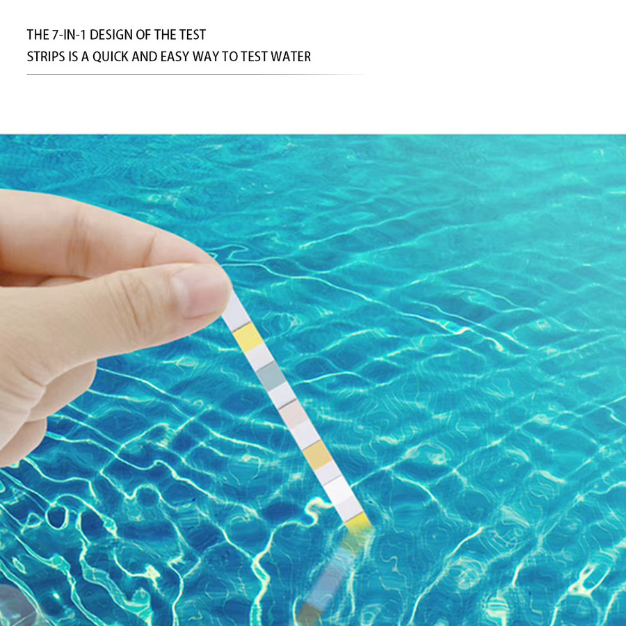 7 in 1 Aquarium Teststreifen Mehrzweck Wasserqualität Testkit für Aquarium und Pool in Multicolor - Bild 3