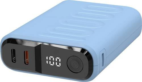 RealPower PB-10000 C Powerbank 10000 mAh mit USB PD in Violett - Bild 1
