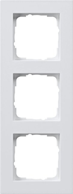Gira Abdeckrahmen Serie E2 3-fach Reinweiß Glänzend - Bild 1