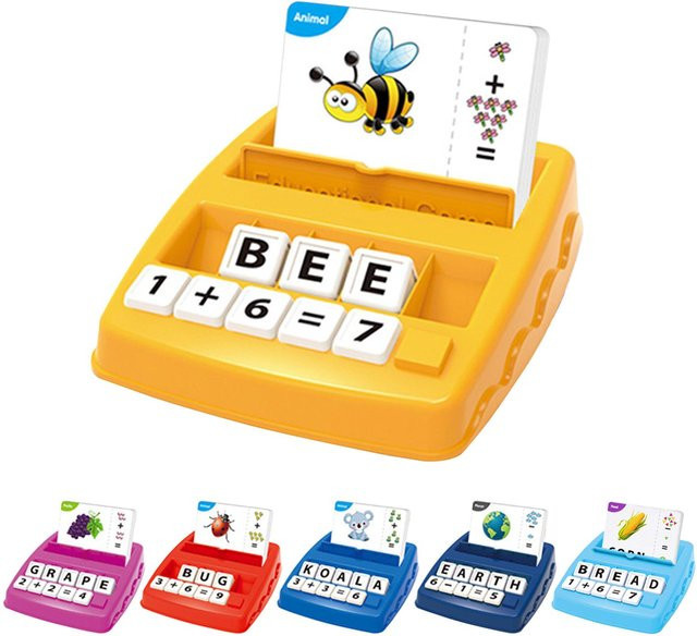 TOMTOP JMS 2 in 1 Buchstabenspiel Alphabet Zahlen Mathematik ab 3 Jahren - Bild 1