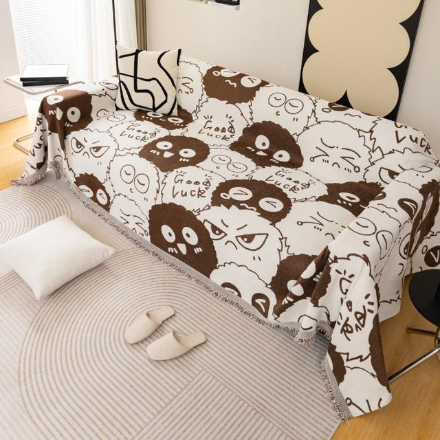 Universelles Chenille-Sofa-Handtuch mit All-inclusive-Bezug, staubdicht und verdickt, Breite: 180 cm, Tiefe: 90 cm - Bild 1