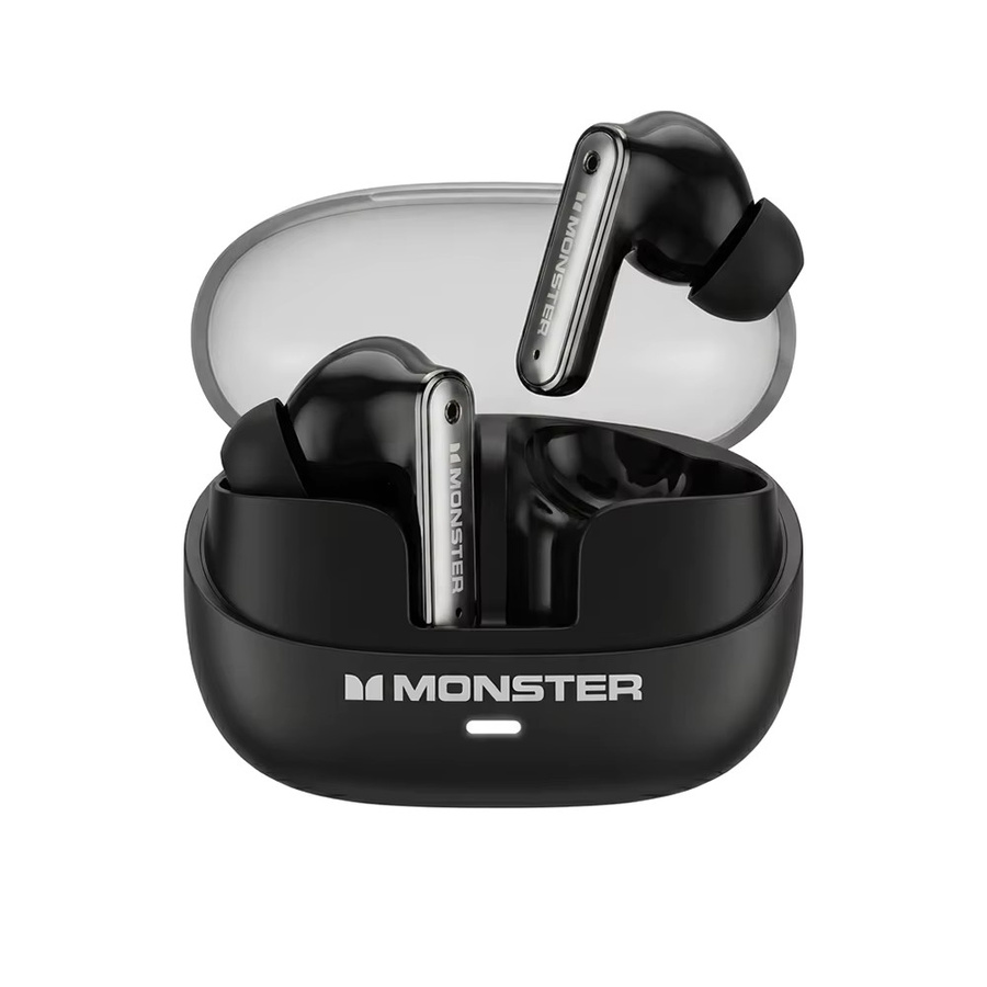 Monster AirStar A03 ANC True Wireless Bluetooth 6.0 Ohrhörer mit Hybrid Aktiver Geräuschunterdrückung und tiefem Bass in Schwarz - Bild 4