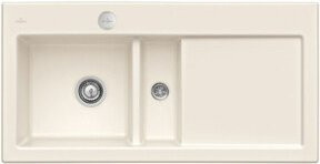 Villeroy & Boch Spüle Subway 60 in Beige mit Ablaufgarnitur und Exzenter C-Plus - Bild 1