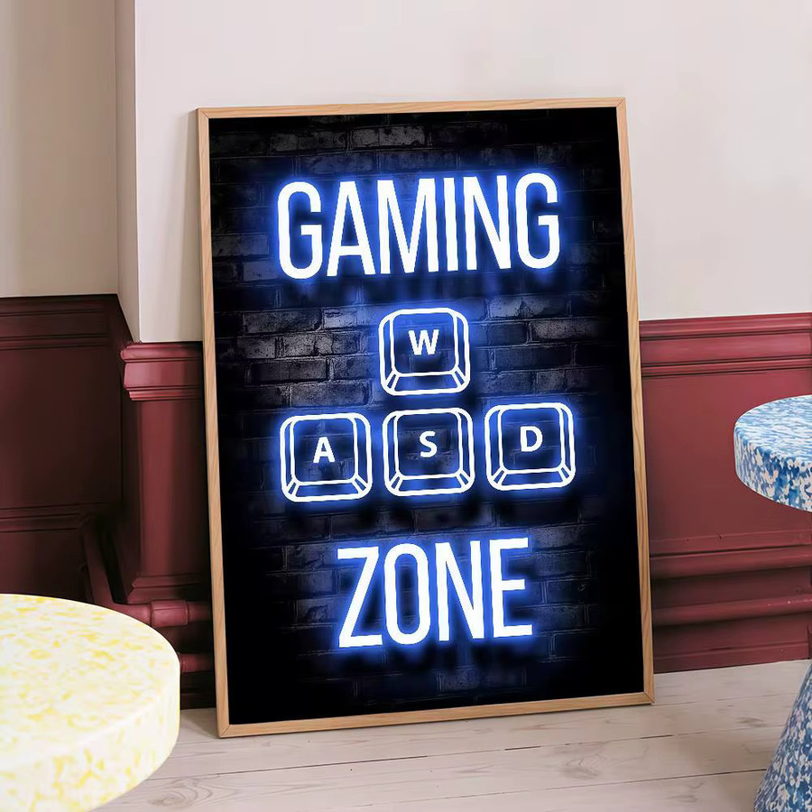 Moetch Modernes Filmplakat im Neon-Design als Wandkunst für dein Wohnzimmer oder Studierzimmer - Bild 5