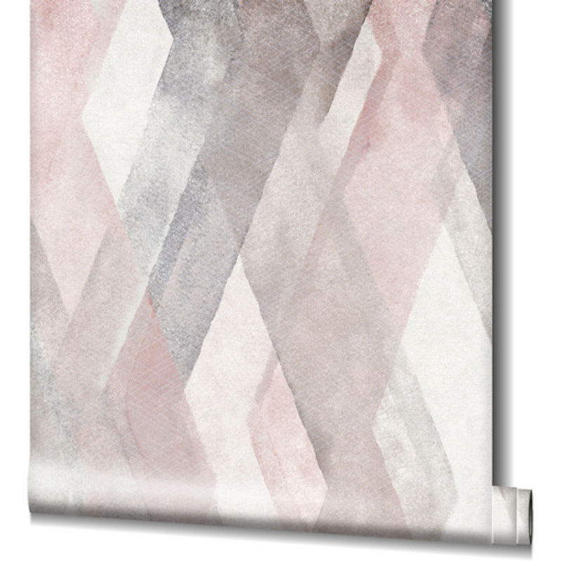 Marburg Vliestapete Shades mit geometrischem Rautenmuster in Rosa und Greige/Beige - Bild 2