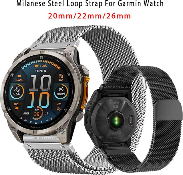 Uhrenarmband Milanaise Edelstahl, Unisex - Bild 1