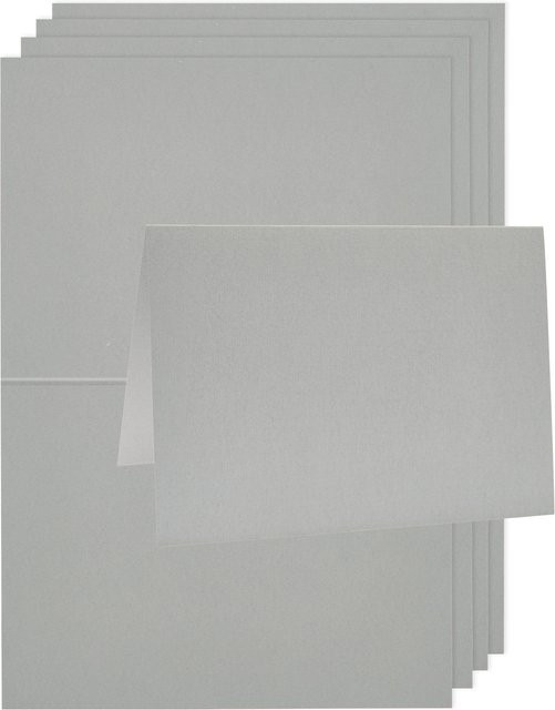 Rico Design Paper Poetry Luxury Karten A5 in Graphite - Bild 1