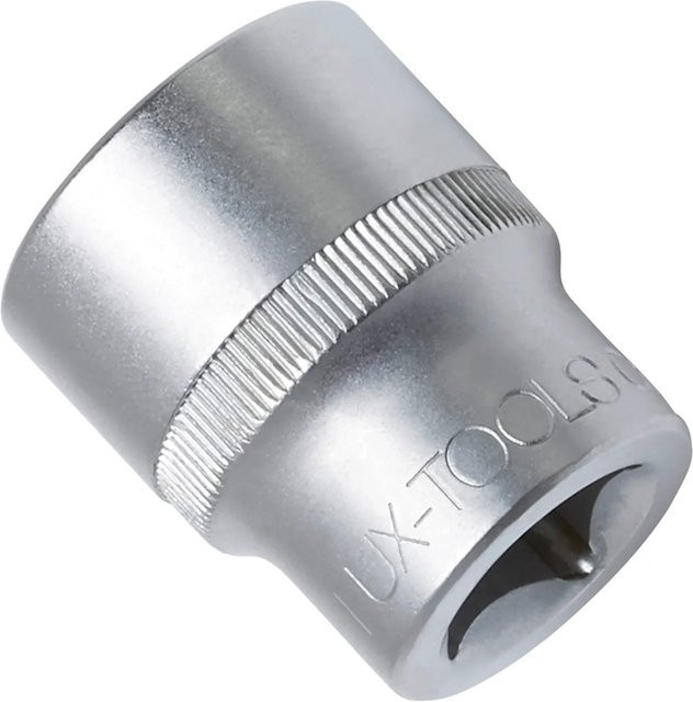 LUX-TOOLS Stecknuss 24 mm aus Chrom-Vanadium in Silber mit 1/2 Zoll Antrieb - Bild 1