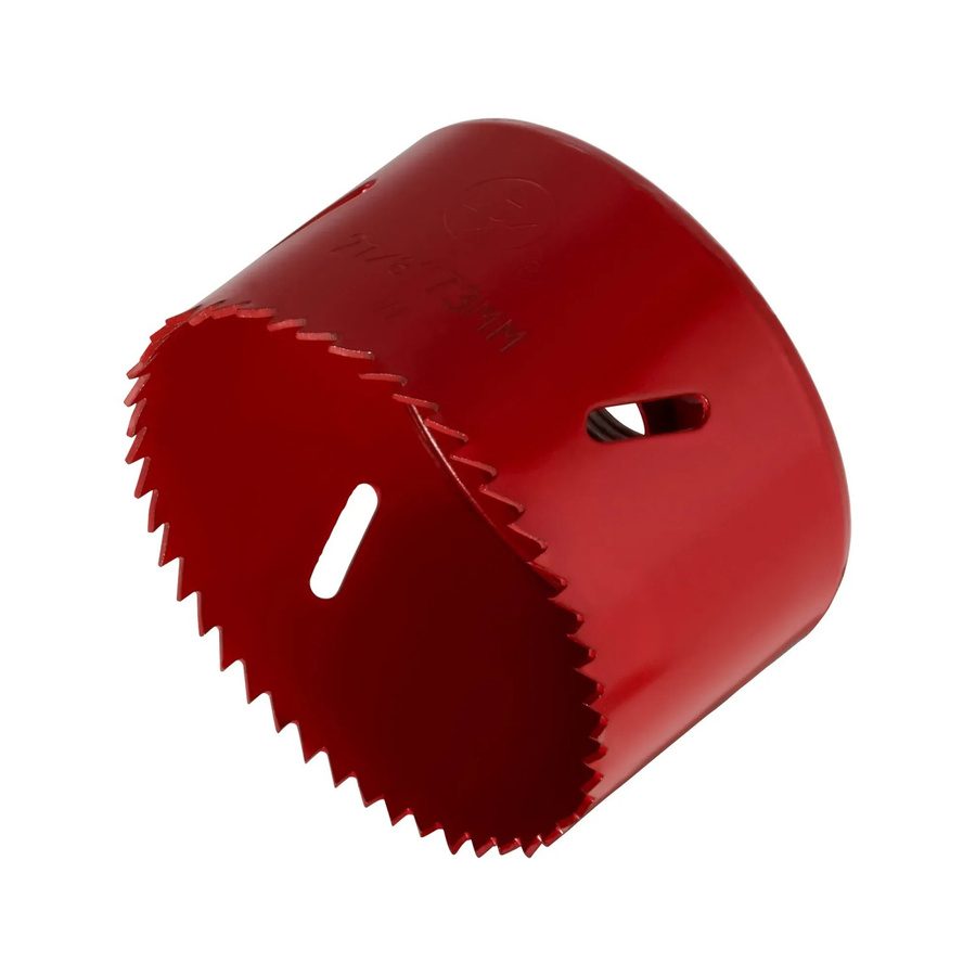 LUX-TOOLS Lochsäge aus Stahl in Rot mit 73 mm Durchmesser - Bild 2
