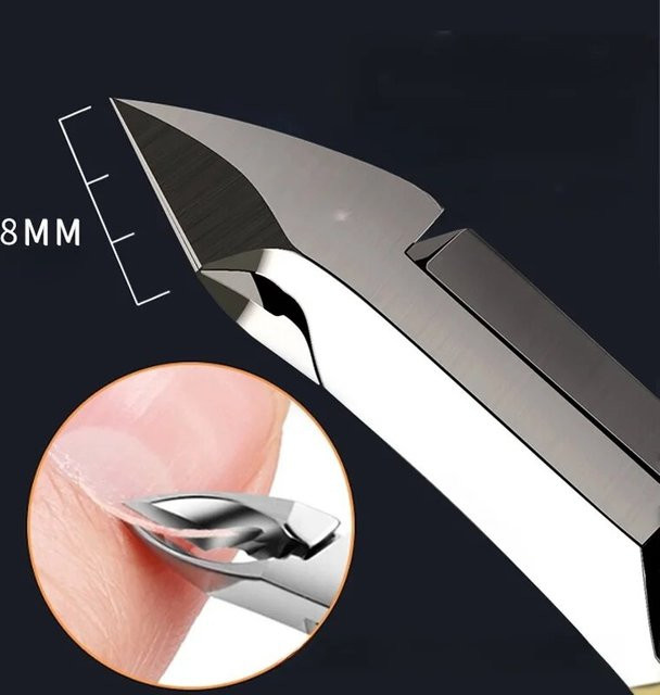 Nagelhautzange aus Edelstahl, Silber, Unisex - Bild 1