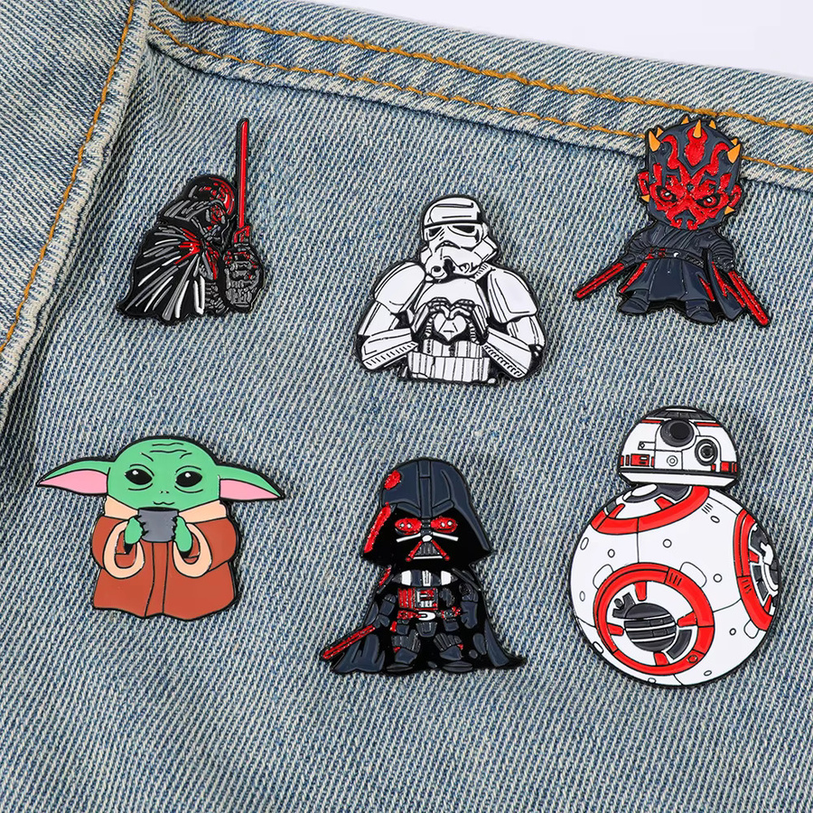 Star Wars Emaille-Pins-Set, 6-teilig, Unisex - Bild 4