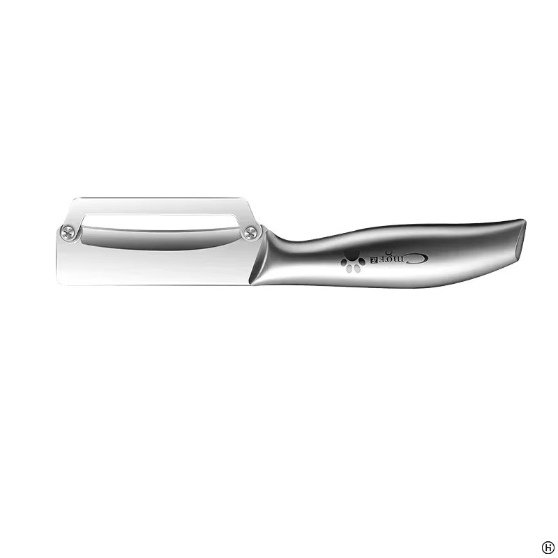 Multifunktionaler 2-in-1 Obst- und Gemüseschäler aus Edelstahl in Silber - Bild 5