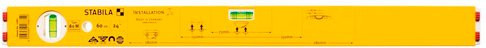 STABILA Wasserwaage Type 80 M Installation, gelb, Länge: 60 cm - Bild 1