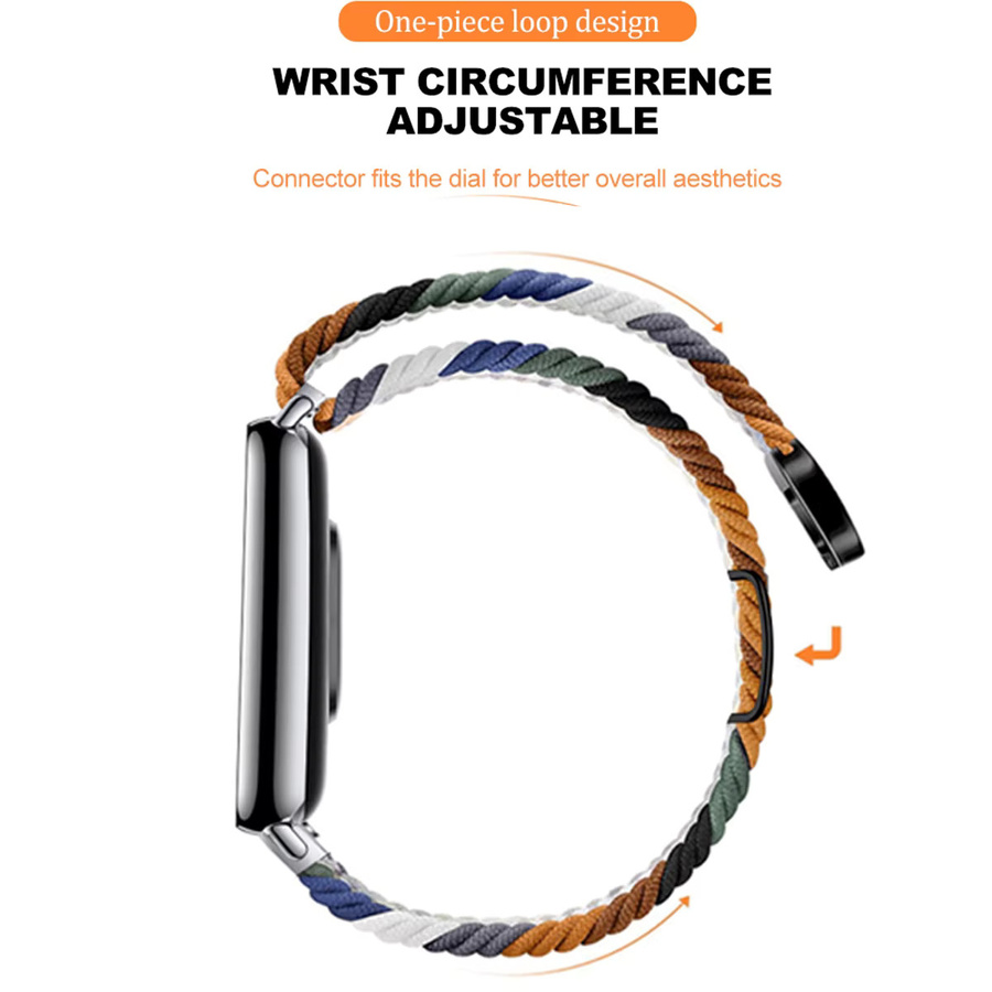 CAOWTAN Uhrenarmband Nylon, Multicolor, Xiaomi Redmi Watch 4 5 - Bild 2