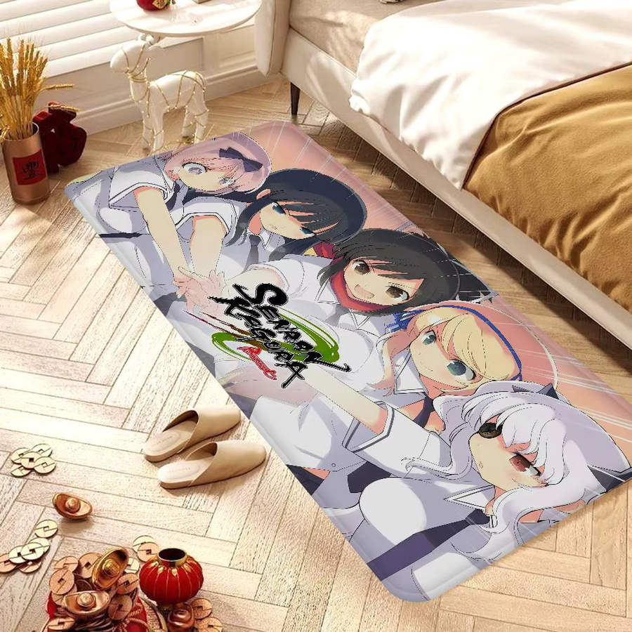 Senran Kagura P-PeachS B-BallS Bodenteppich im nordischen Stil für dein Zuhause, vielseitige Matte für Badezimmer, Schlafzimmer oder Hotel-Dekor - Bild 4