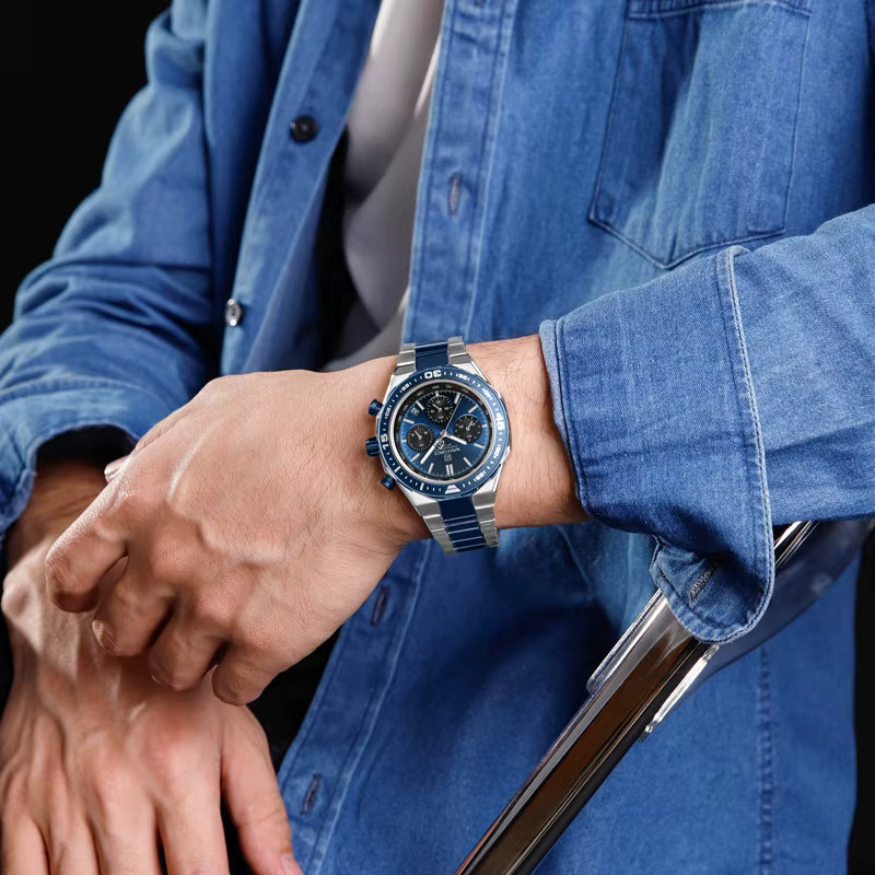 NAVIFORCE Armbanduhr, Quarz, Edelstahl, Blau, Herren - Bild 2