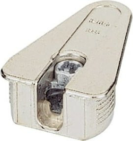 Hettich Exzentrische Verbindungsbeschläge VB 20 Bohrung Durchmesser: 30 x 14,5 mm, Farbe: Silber, Material: Zinkdruckguss, vernickelt - Bild 1
