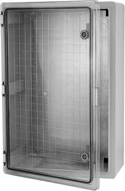 TP Electric Verteilerkasten mit transparenter Tür, Farbe Grau, B/H/T: 40 x 60 x 20 cm, IP65 IK10 - Bild 1