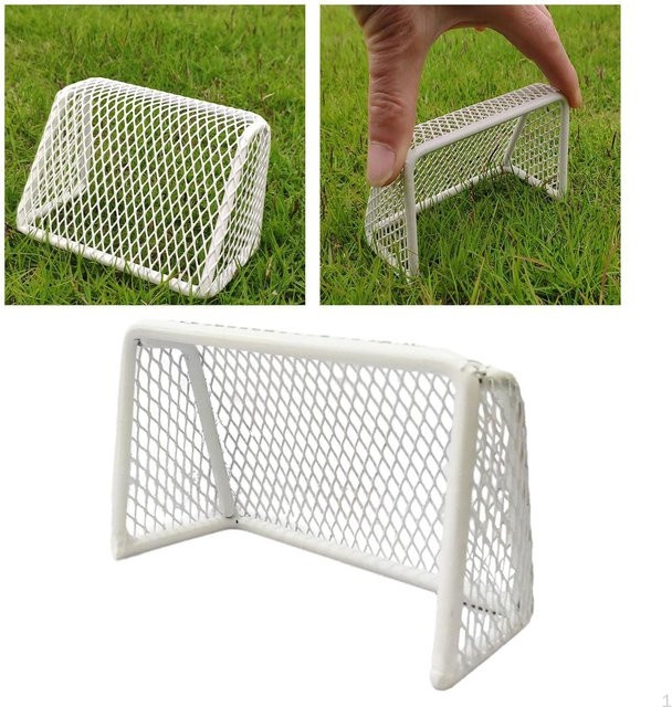 Quality Life Mini Fußball Tor, Fußball Rahmen Net, Desktop Spielzeug, grau - Bild 1