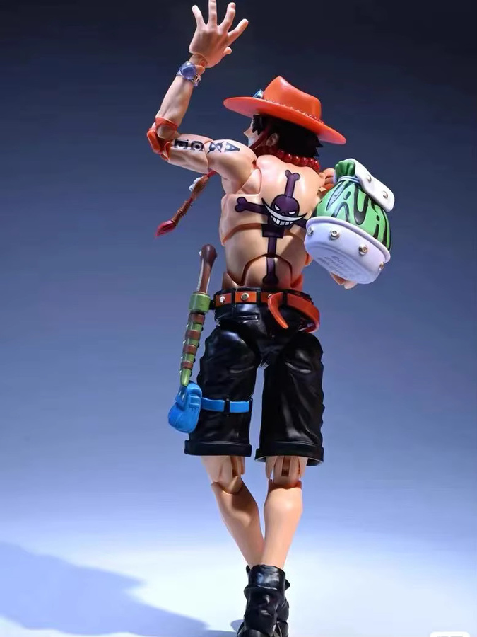Bandai One Piece SHF Fire Boxing Ace Top War, Einzelfigur - Bild 4