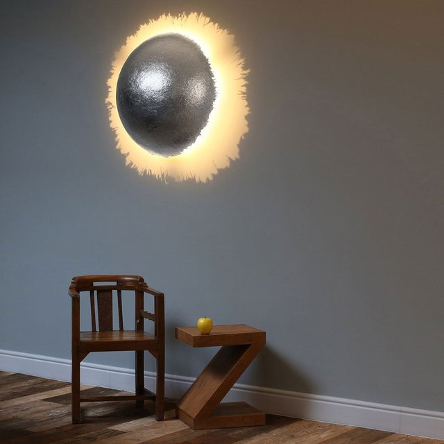 Catellani & Smith PostKrisi CW 70 LED-Wand- und Deckenleuchte in Blattsilber mit warmweißem Licht (2700K) - Bild 1