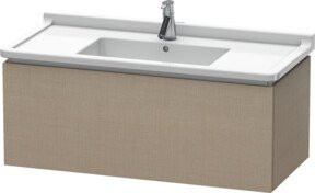 Duravit L-Cube Waschtischunterschrank wandhängend, Beige, B: 102 cm, T: 46,9 cm, H: 40,8 cm - Bild 1