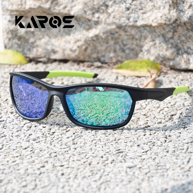 Karos Sonnenbrille, polarisiert, Vollrand, rechteckig, Kunststoff, Unisex - Bild 1