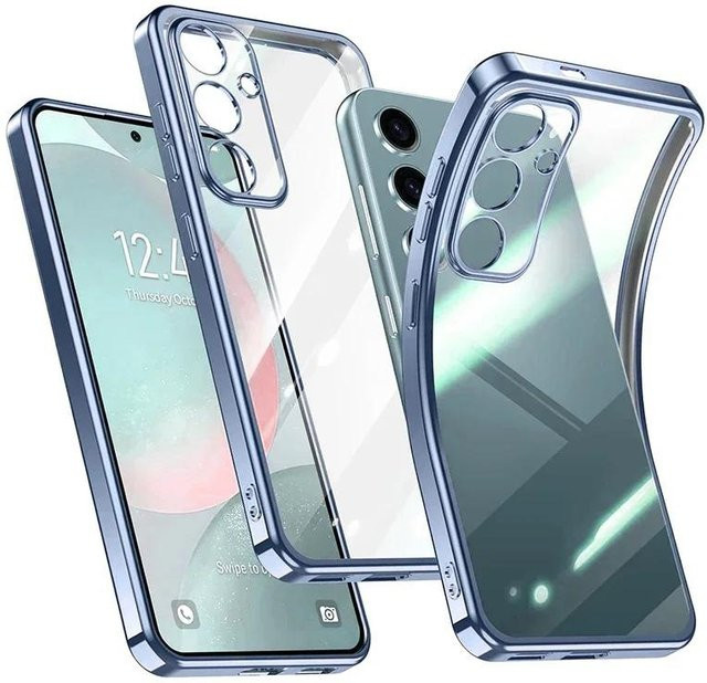 Transparente Silikon-Schutzhülle mit Luxus-Beschichtung für Samsung Galaxy A15 A25 A35 A55 A05S A24 A54 A34 A14 4G 5G - Bild 1
