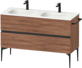 Duravit Waschtischunterschrank Sivida mit 2 Schubladen, Farbe Weiß, B/T/H: 128 x 47,7 x 59,2 cm - Bild 1