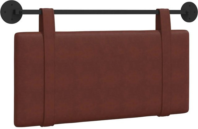 vidaXL Polsterpaneel für die Wandmontage in Glänzend Braun, B/H/T: 100 x 55 x 5 cm - Bild 1