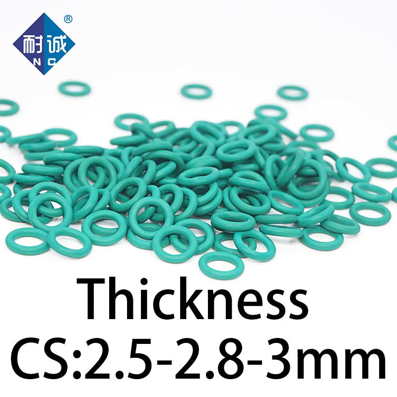 O-Ring Dichtung aus grünem Fluorkautschuk FKM mit einer Dicke von 2,5 mm, 2,8 mm oder 3 mm - Bild 3