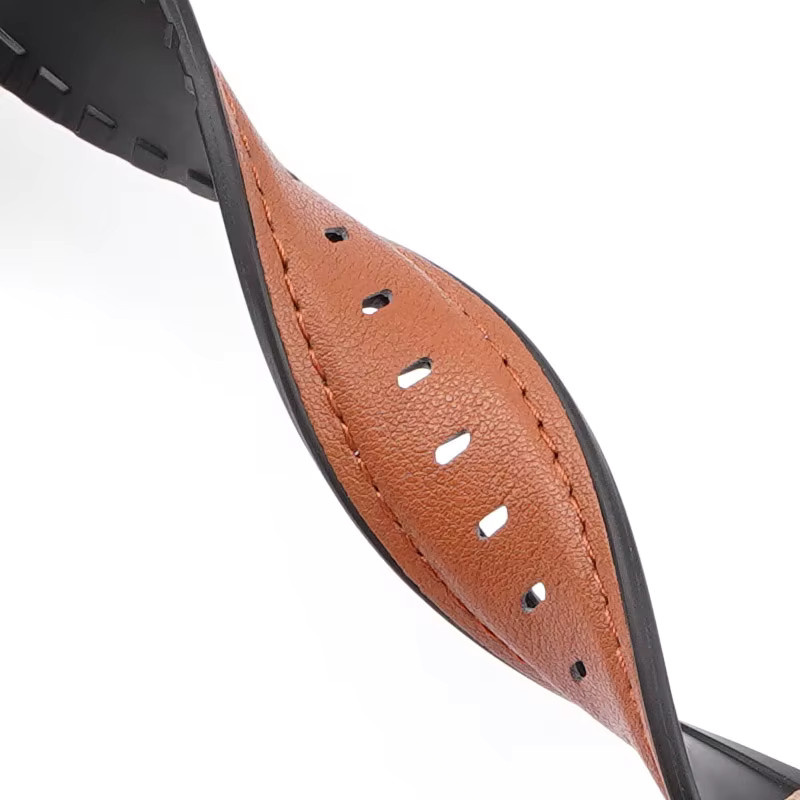 Zhangeer Uhrenarmband, TPU + Leder, wasserdicht, Unisex - Bild 4