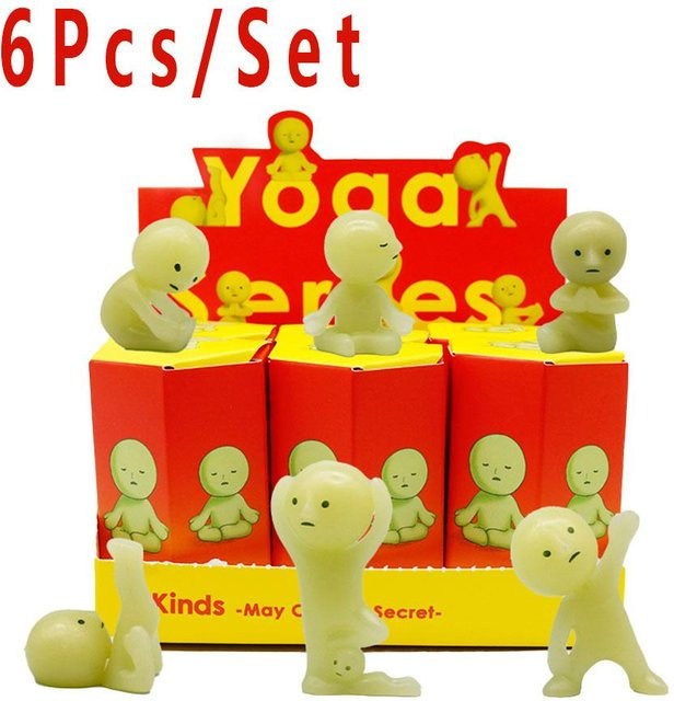 SMISI Nachtleuchtend Grün Puppe Blind Box Actionfiguren - Bild 1
