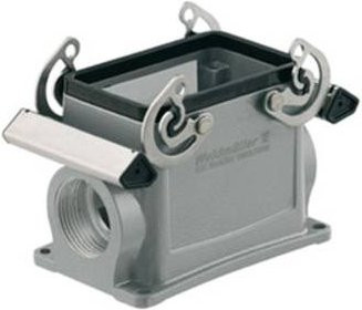 Weidmüller Sockelgehäuse HDC 32A SBU 1M25G 1903870000 in Grau aus Edelstahl - Bild 1