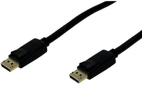 Bachmann DisplayPort Kabel Schwarz, Länge: 5 m - Bild 1