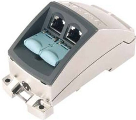 Siemens Ethernet-Modul 10/100MBit/s 6GK1901-1BE00-0AA1 in Grau - Bild 1