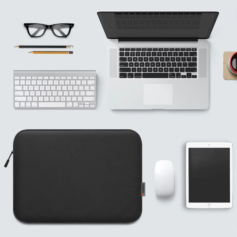 Stoßfeste Laptoptasche von xummen als Aktentasche für 12,5 bis 16,7 Zoll in Schwarz oder Grau - Bild 4