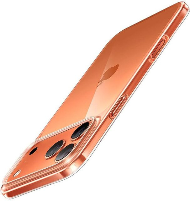 Tuiying002 Ultradünne transparente Hart-PC-Hülle für iPhone 17 Pro Max, iPhone 17 Air und iPhone 17 Pro in Orange - Bild 1