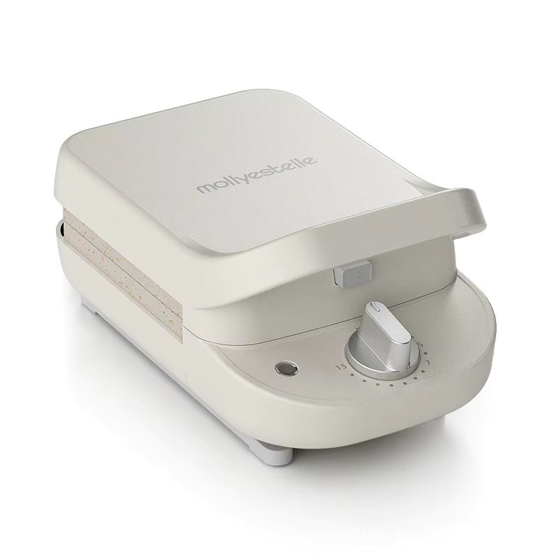 kbxstart Elektrischer Multi-Bäcker Sandwichmaker und Waffeleisen mit 600 W in Weiß - Bild 4