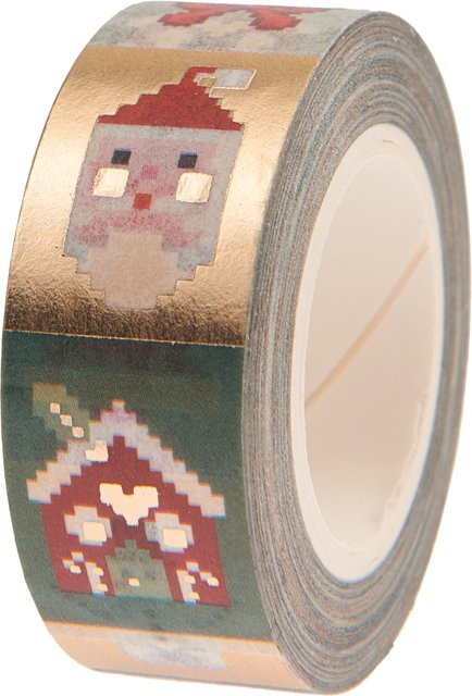 Rico Design Paper Poetry Tape Put a Bow on It Pixel in Multicolor - Bild 1