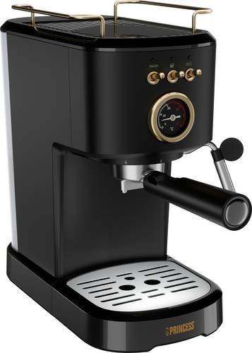 Princess Espressomaschine in Schwarz mit 1100W - Bild 1